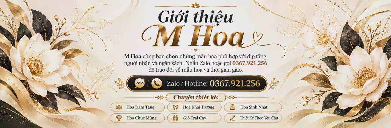 Ảnh bìa Shop hoa tươi Xã Tân Phú Nghệ An - Tư vấn mẫu hoa hợp ngân sách